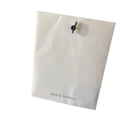 Calvin Klein Black with White Color Dress Size 10.  Belted with Front Buttons - Picture 10 of 12